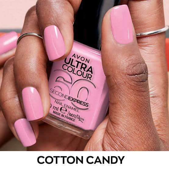 Avon Ultra Colour 60 Second Express Nail Enamel - Cotton Candy NO BOX