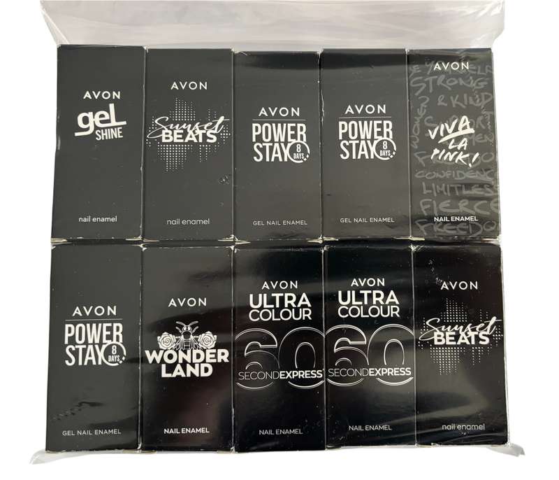 Avon Nail Polish Lot of 10