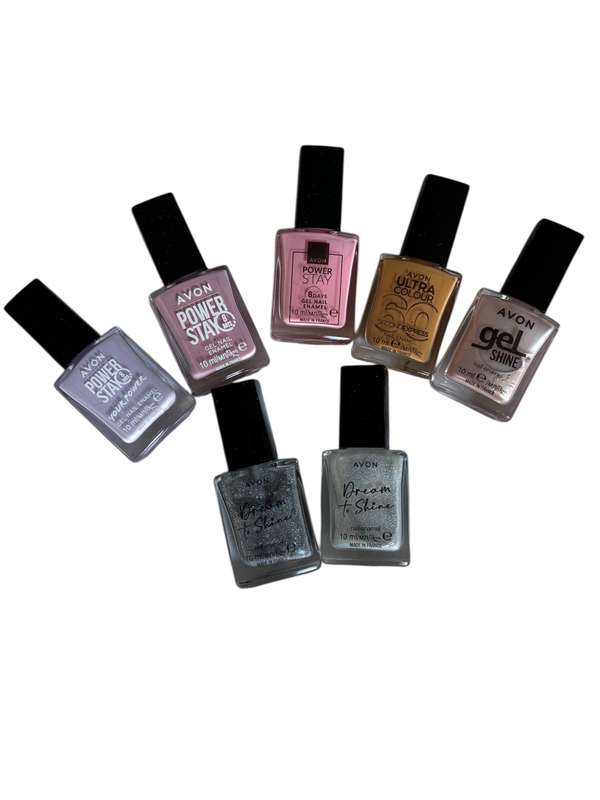 Avon Lot Of 6 Nail Polish NO BOX