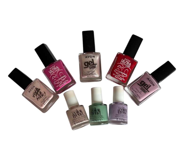 Avon Lot Of 8 Nail Polish NO BOX