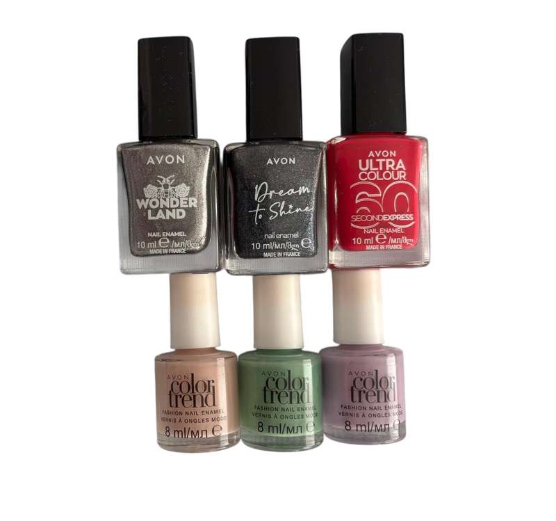 Avon Lot Of 6 Nail Polish NO BOX