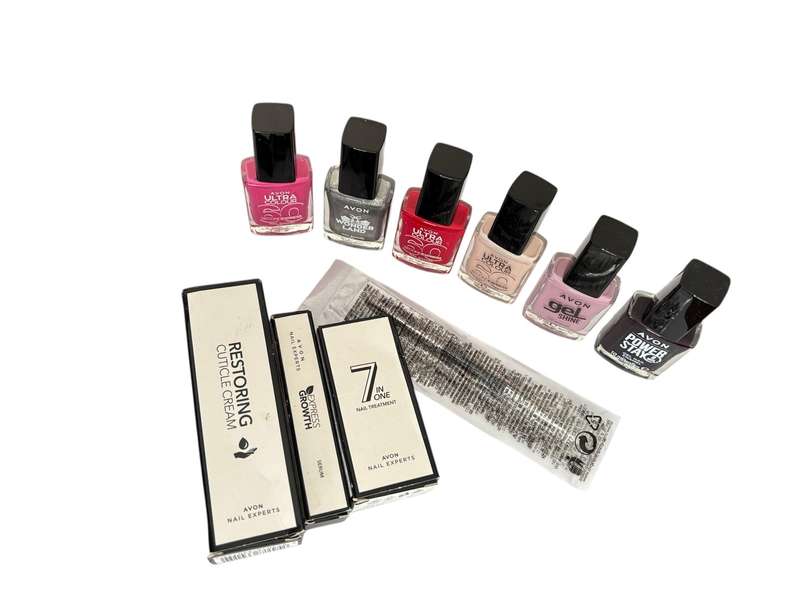 Avon Lot Of 8 Nail Polish & Nail Treatments
