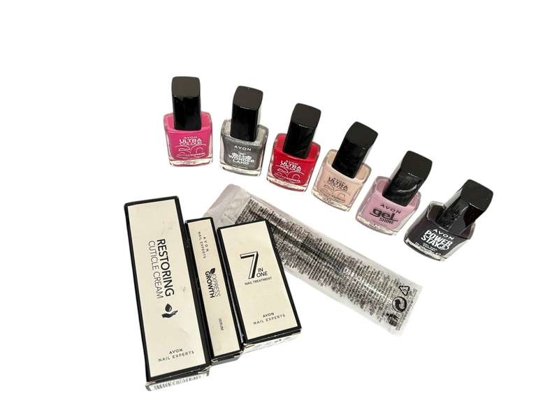 Avon Lot Of 8 Nail Polish & Nail Treatments