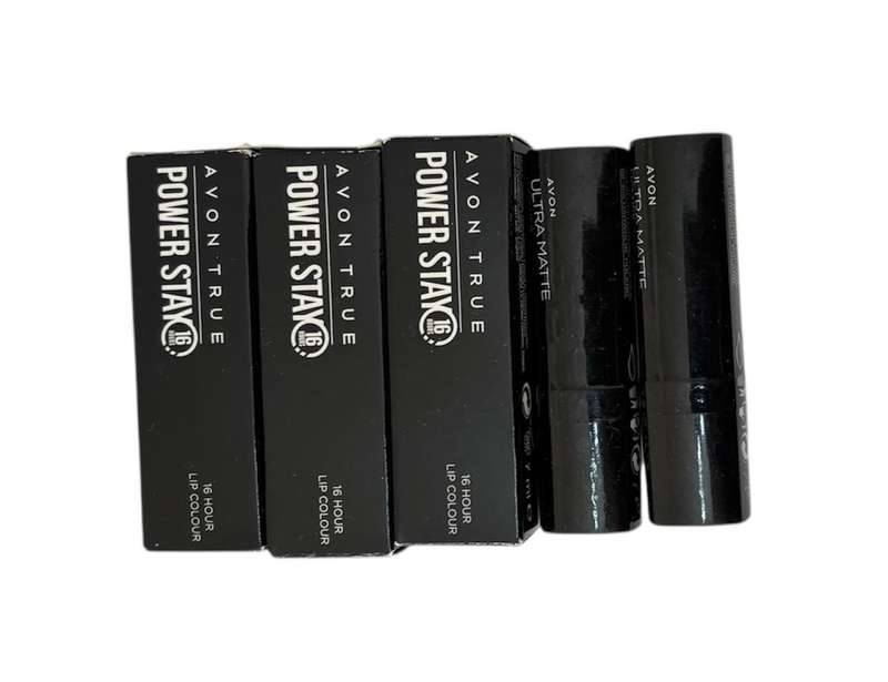 Avon Lot Of 5 Lipstick & Lip Colour
