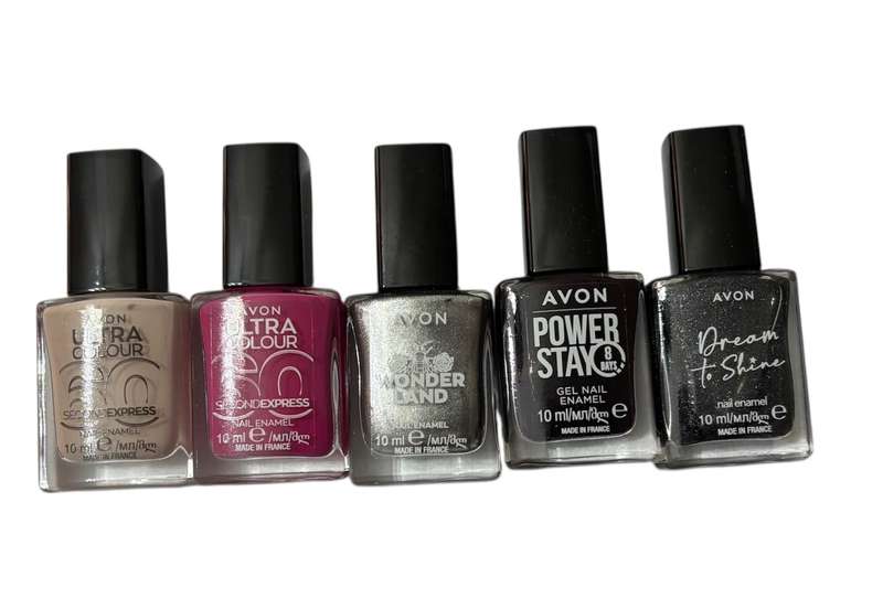 Avon Lot Of 5 Nail Polish NO BOX