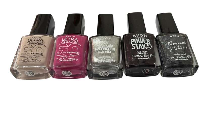 Avon Lot Of 5 Nail Polish NO BOX