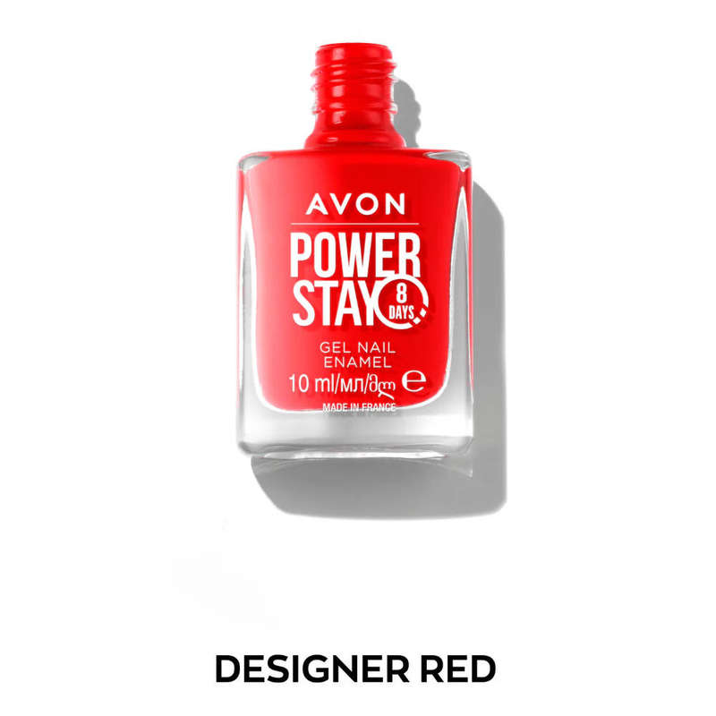 Avon Nail Power Stay 8 Day Polish Enamel  Colour: Designer Red 10ml