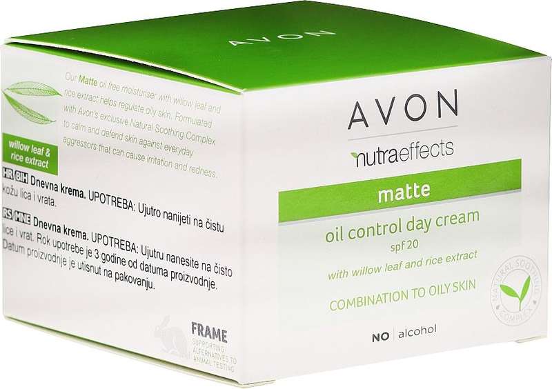 Avon Nutra Effects Matte Oil Control Day Cream SPF20