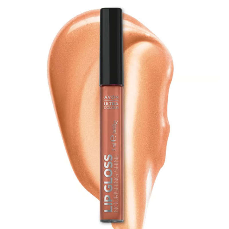 Avon Ultra Colour Lip Gloss Nourishing Shine - 7ml - Just Peachy