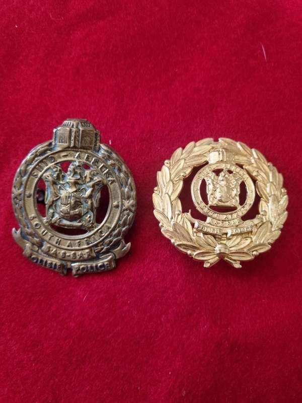 South African Railway Police Badge set