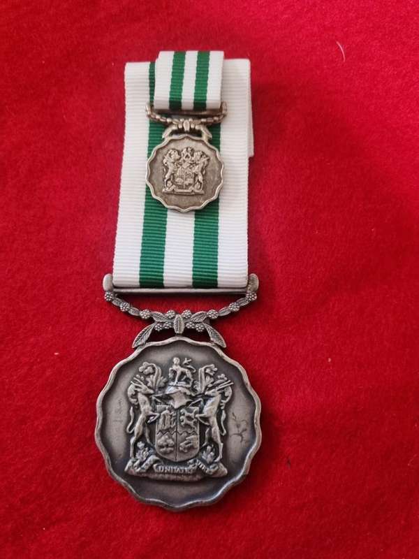 SADF 20 Year Service Silver - Medal Set