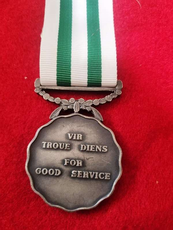 SADF 20 Year Service Silver - Medal Set