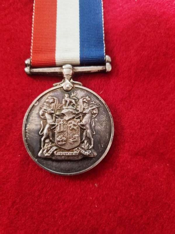 1939 -1945 South Africa For Service Medal (Unamed or name has been skimmed off)