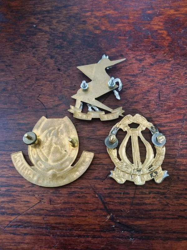 Set of SADF Cap Badges