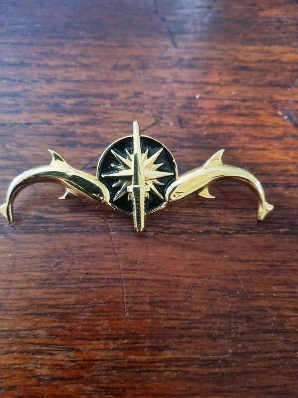 SA Navy Submariners Breast Badge Full Size