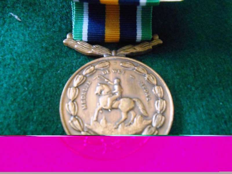 De Wet Medal Full Size