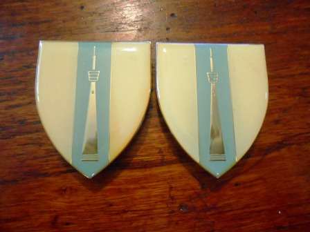 Pair of Johannesburg West Commando Shoulder Flash
