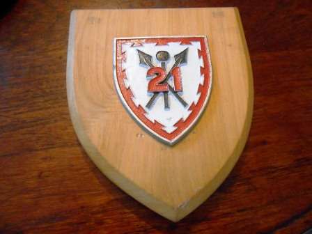 SADF 21 Battalion Plaque