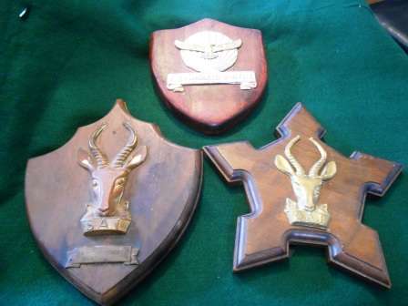 3 SADF Plaques (note 2 appear to have been made up)