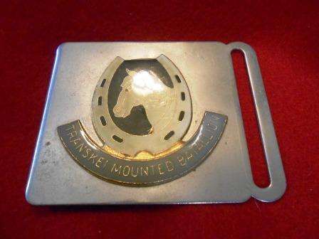 Transkei Mounted Battalion Belt Buckle