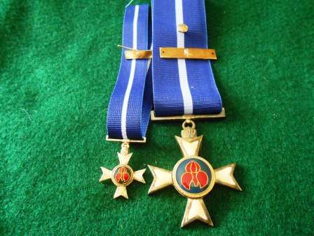 Pro Merito Medal Set *** Full Size & Miniature With Bars ***