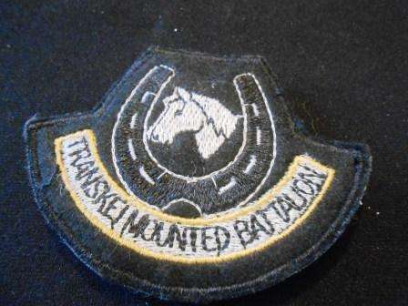 Transkei Mounted Battalion Cloth Badge