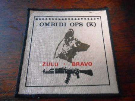 Koevoet Ombidi Ops (K) Zulu Bravo Cloth Patch