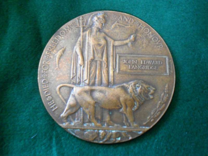 WWI Death Penny "Plaque"