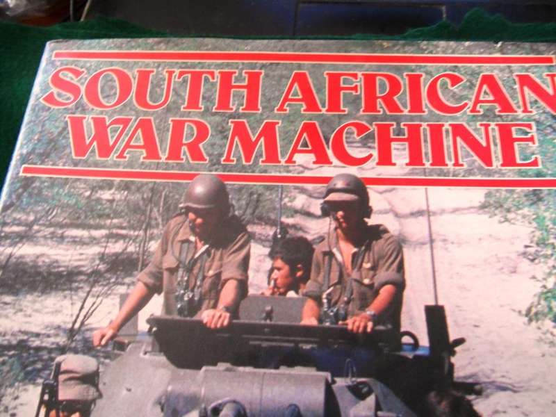 South Africa War Machine - Hard cover book