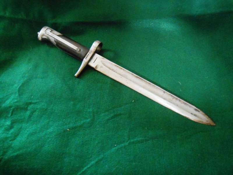 Vetterli M1870 Italian issue Bayonet - By Brescia Shortened for WWII Rare (note no scabbard)