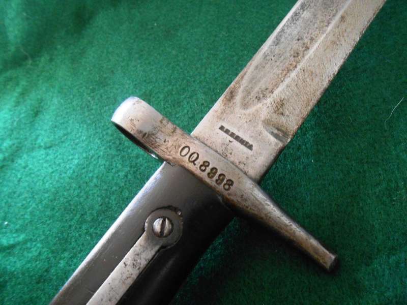 Vetterli M1870 Italian issue Bayonet - By Brescia Shortened for WWII Rare (note no scabbard)