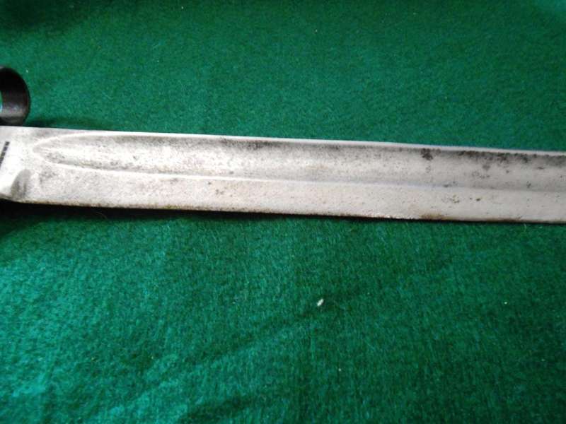 Vetterli M1870 Italian issue Bayonet - By Brescia Shortened for WWII Rare (note no scabbard)