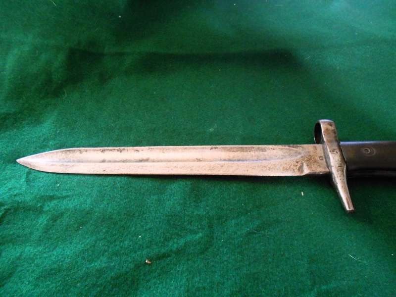 Vetterli M1870 Italian issue Bayonet - By Brescia Shortened for WWII Rare (note no scabbard)