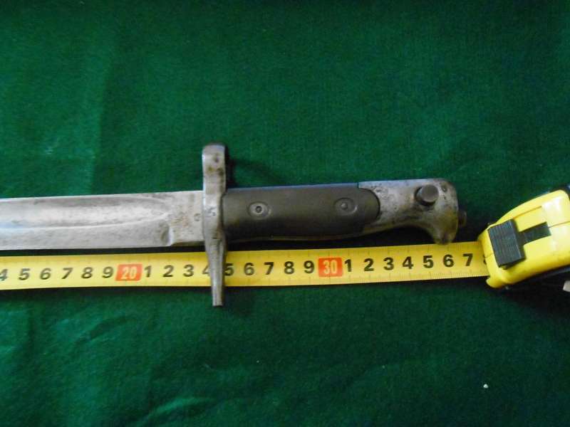 Vetterli M1870 Italian issue Bayonet - By Brescia Shortened for WWII Rare (note no scabbard)