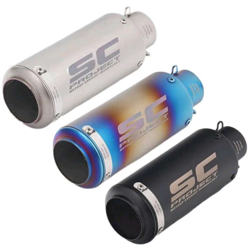 SC exhaust project pipe SILVER