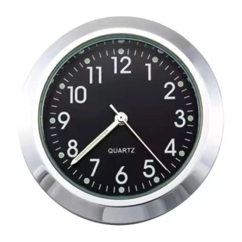 Motorcycle Handlebar Clock and Thermometer