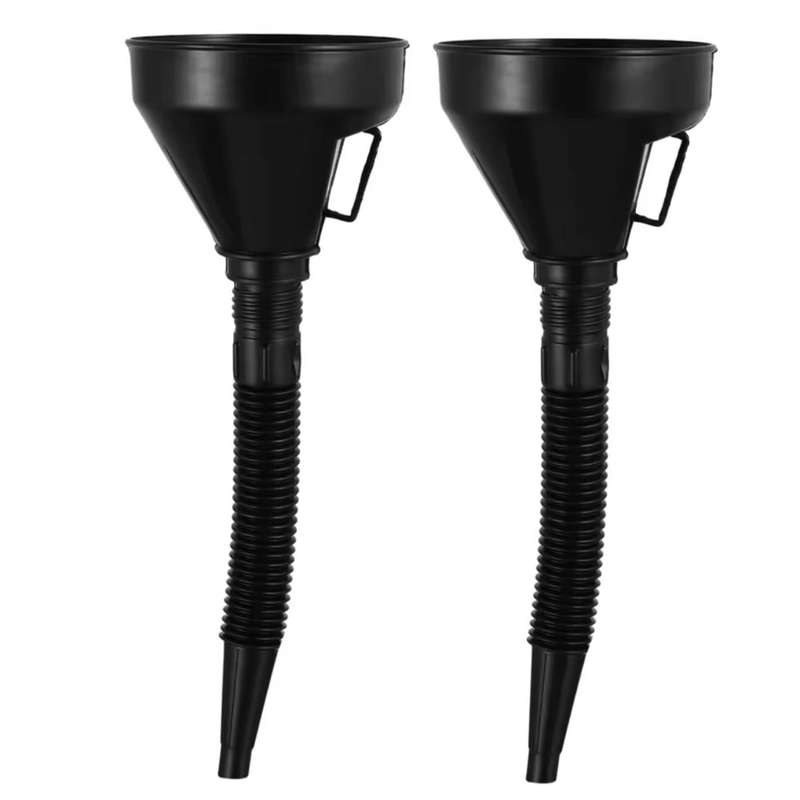 Refueling Funnels with Filter Extension Pipe