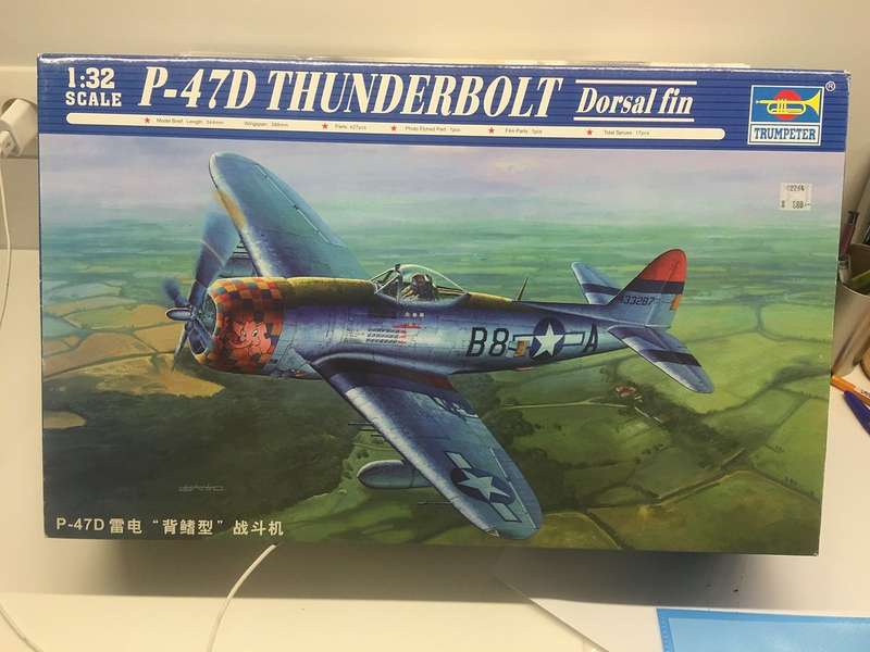 P-47D Thunderbolt "Dorsal Fin" Trumpeter 02264 1/32