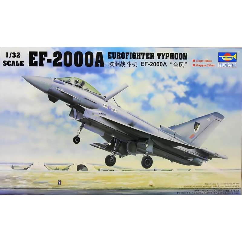 EF-2000A Eurofighter Typhoon Trumpeter 02278 1/32