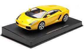 Lamborghini Gallardo Metalic Yellow with Lighting Lamps Slot Car Auto Art Slot Racing 13161 1/32