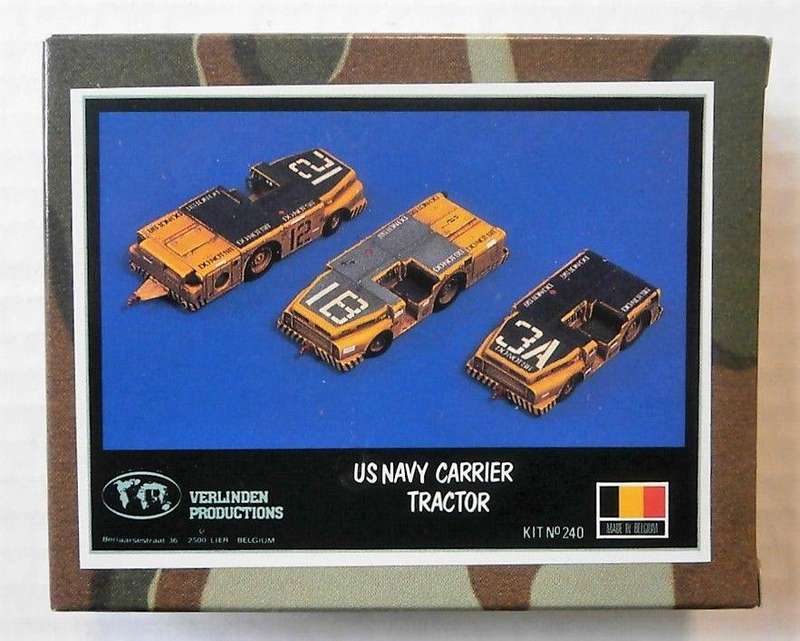 US Navy Carrier Tractor 1/72 Verlinden Productions 240