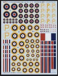 British Roundels #2 Type A1 / Type C1 1/72 Unlimited Air Models KD7-2