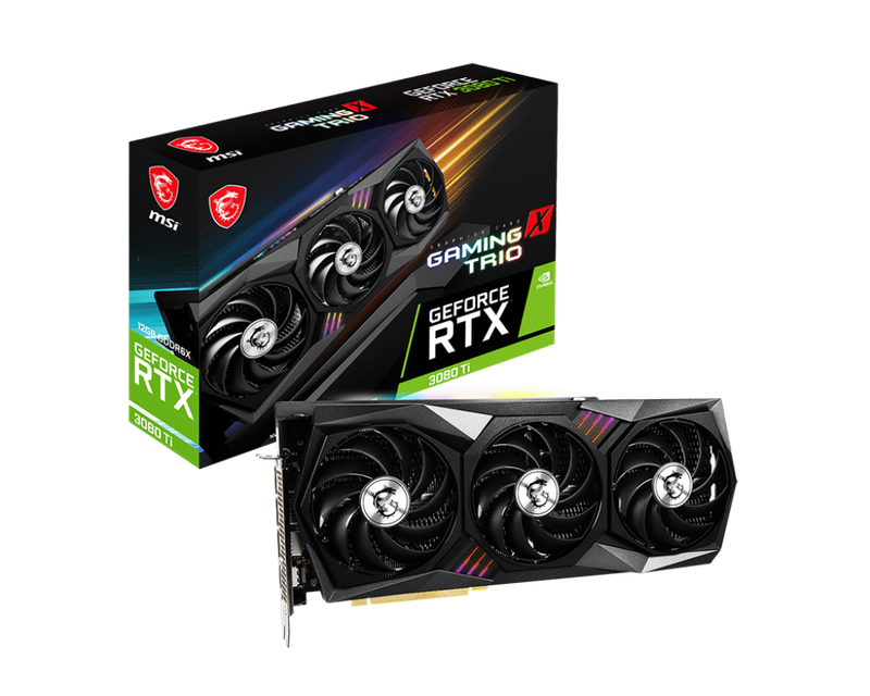 MSI GeForce RTX 3080 Ti Gaming X Trio 12GB GDDR6X Graphics Card