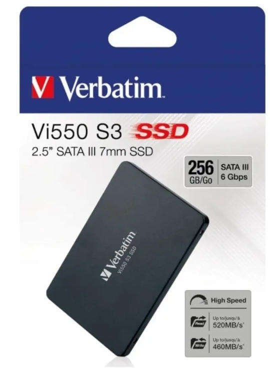 256Gb Verbatim Vi550 S3 SSD 2.5 INCH