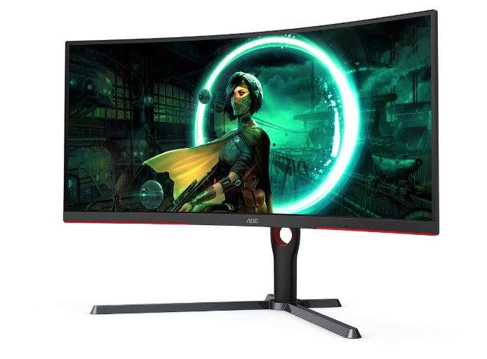 AOC CU34G3S Gaming 165Hz 1ms 34" QHD Curved Gaming Monitor