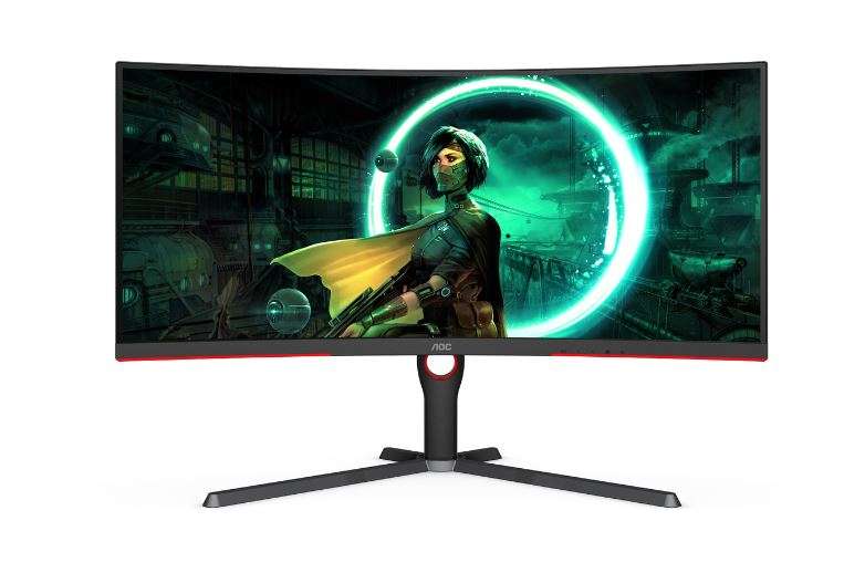 AOC CU34G3S Gaming 165Hz 1ms 34" QHD Curved Gaming Monitor