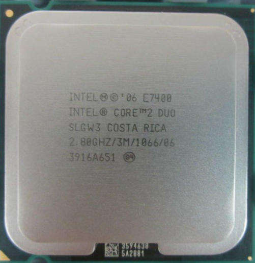 Intel Core 2 Duo E7400 2.8 GHz 2.80GHZ/3M/1066, SLGW3 Socket 775