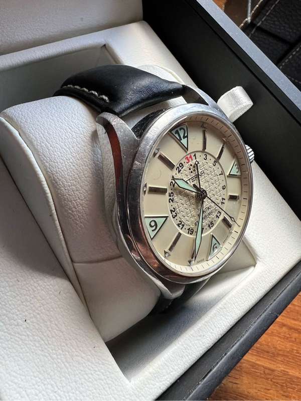 Eterna KonTiki Four-Hands Matic Ref. 1592.41  Vintage Automatic Watch