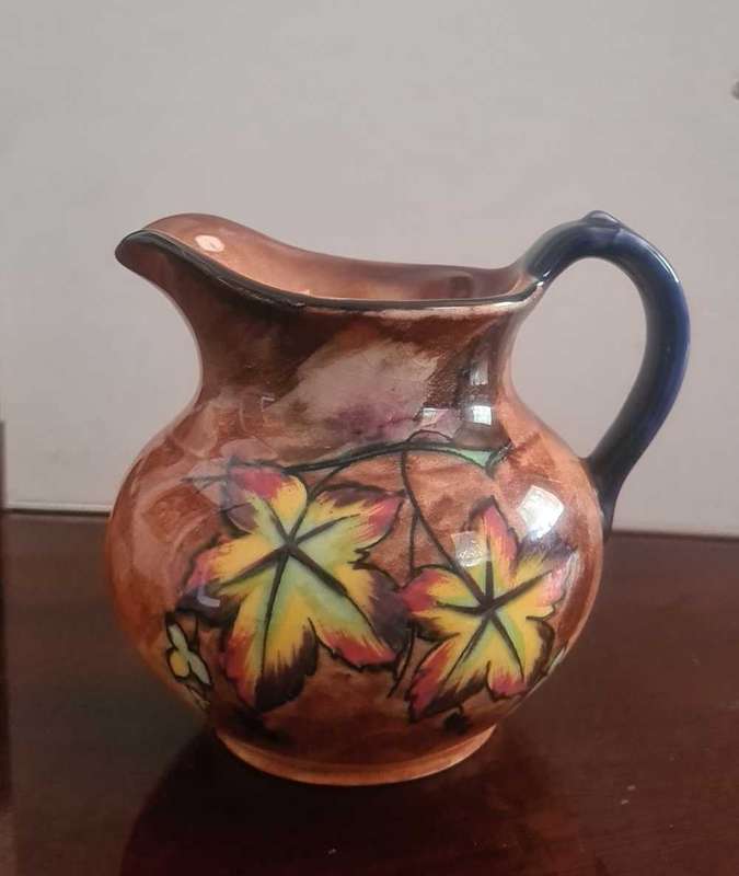 H&K Tunstall handpainted ceramic milkjug
