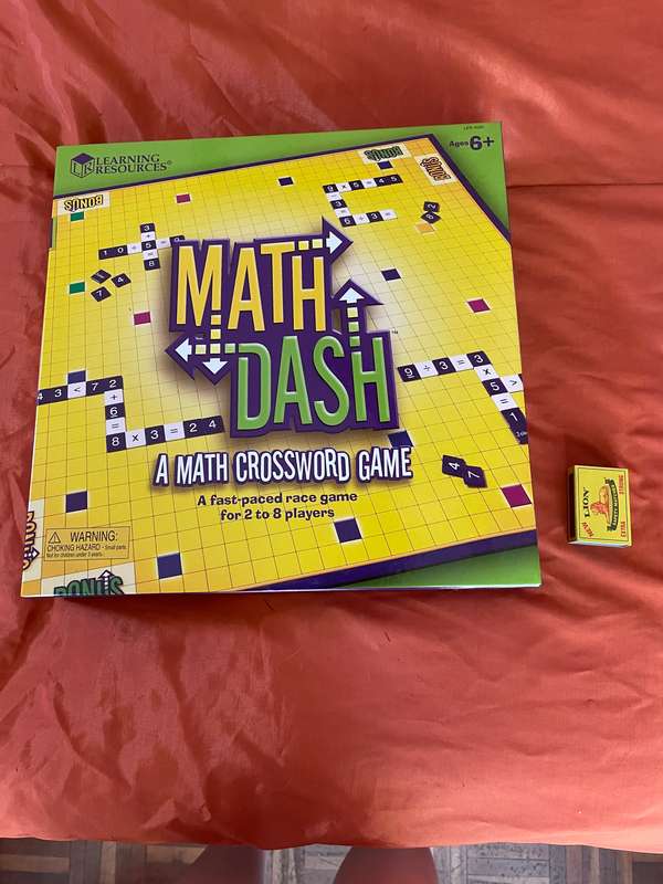 Maths dash boardgame